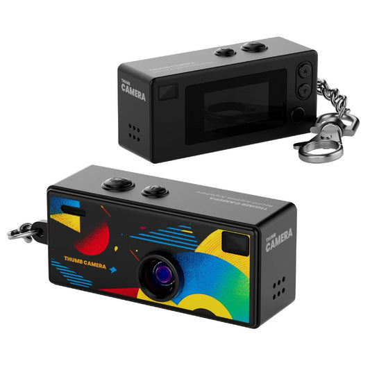 Retro Mini Keychain Camera – 1080P Video with Flash