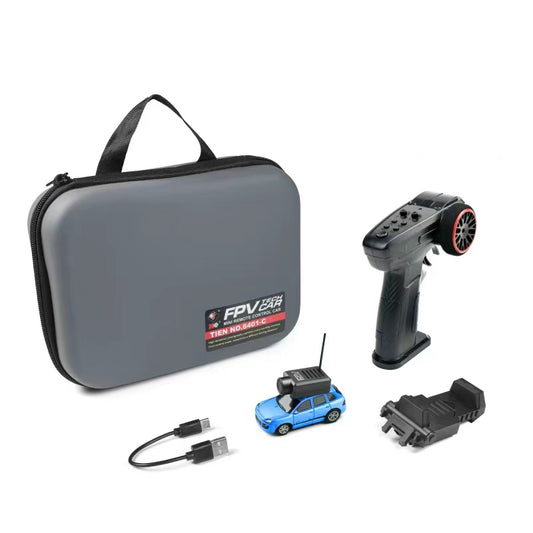 Mini FPV RC Car 1:64 – App-Controlled Racer with 720P Camera