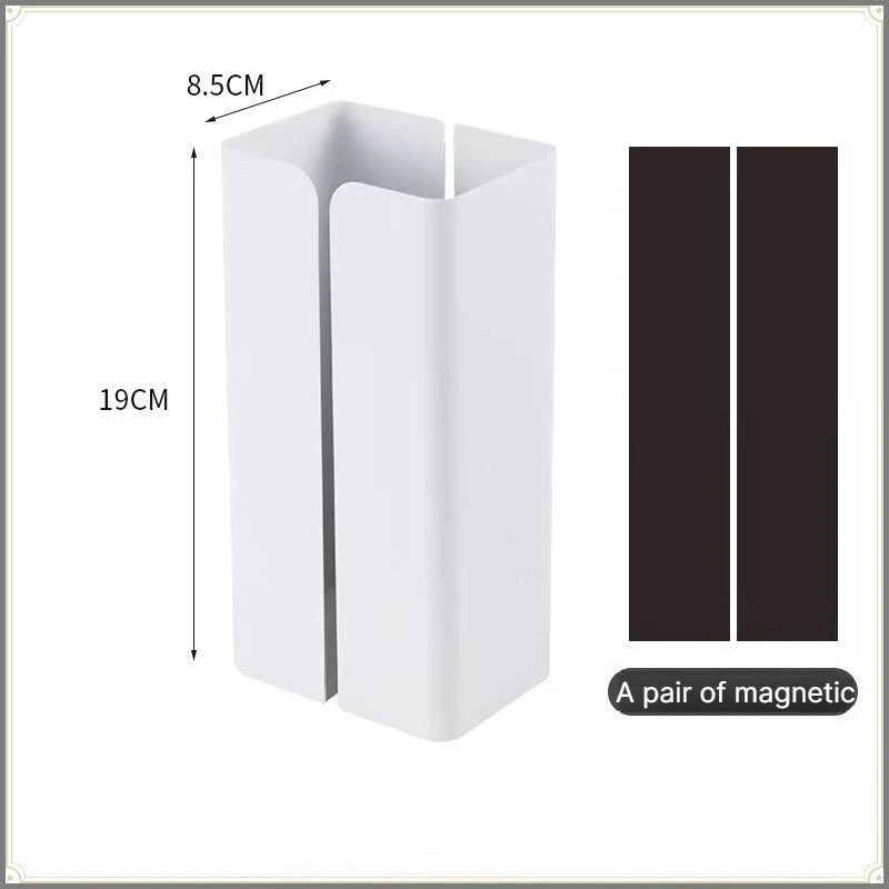 Magnetic Refrigerator Storage Box - No Punch Installation