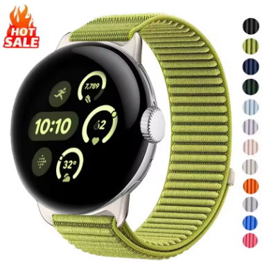 Nylon Loop Sport Band for Google Pixel Watch 4 3 2 1