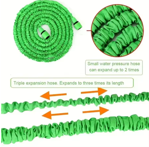 Expandable Magic Garden Hose with 7-Pattern Spray Gun – High-Pressure Flexible Water Hose for Car Wash, Garden Watering & Outdoor Cleaning (7.5M / 15M / 22.5M)
