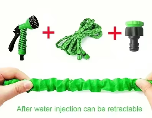 Expandable Magic Garden Hose with 7-Pattern Spray Gun – High-Pressure Flexible Water Hose for Car Wash, Garden Watering & Outdoor Cleaning (7.5M / 15M / 22.5M)