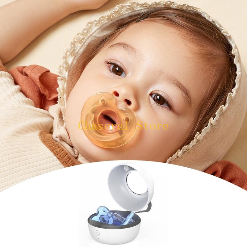 Portable UV Sanitizing Box for Pacifiers – Rechargeable Travel Case