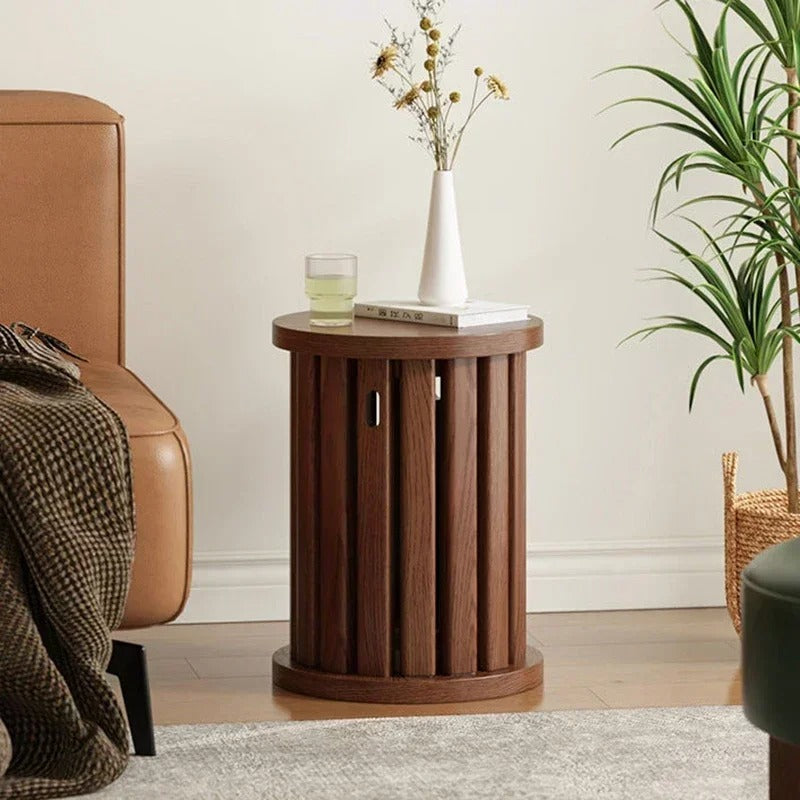 Solid wood stool coffee table household stackable round stool easy to move set dining table stool