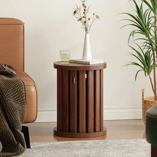 Stackable Wooden Stool – Round Side Table & Extra Seating