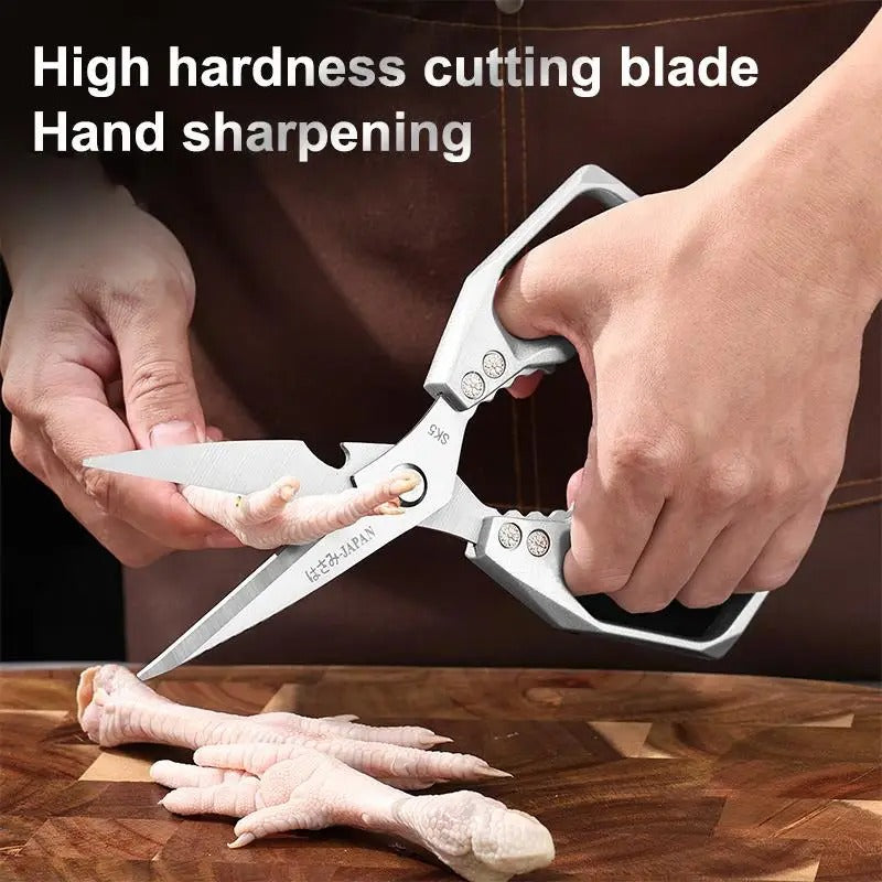 Multi-functional Heavy-Duty Kitchen High-hardness High Sharp Scissors Stainless Steel Scissors For Cutting Chicken, Fish, Duck