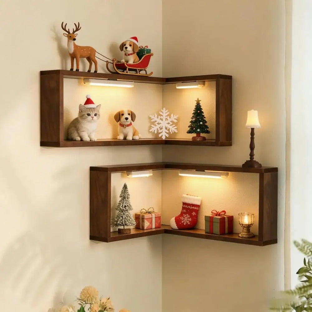 Corner Wall Shelf