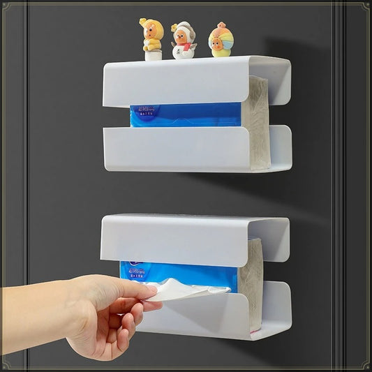 Magnetic Refrigerator Storage Box - No Punch Installation