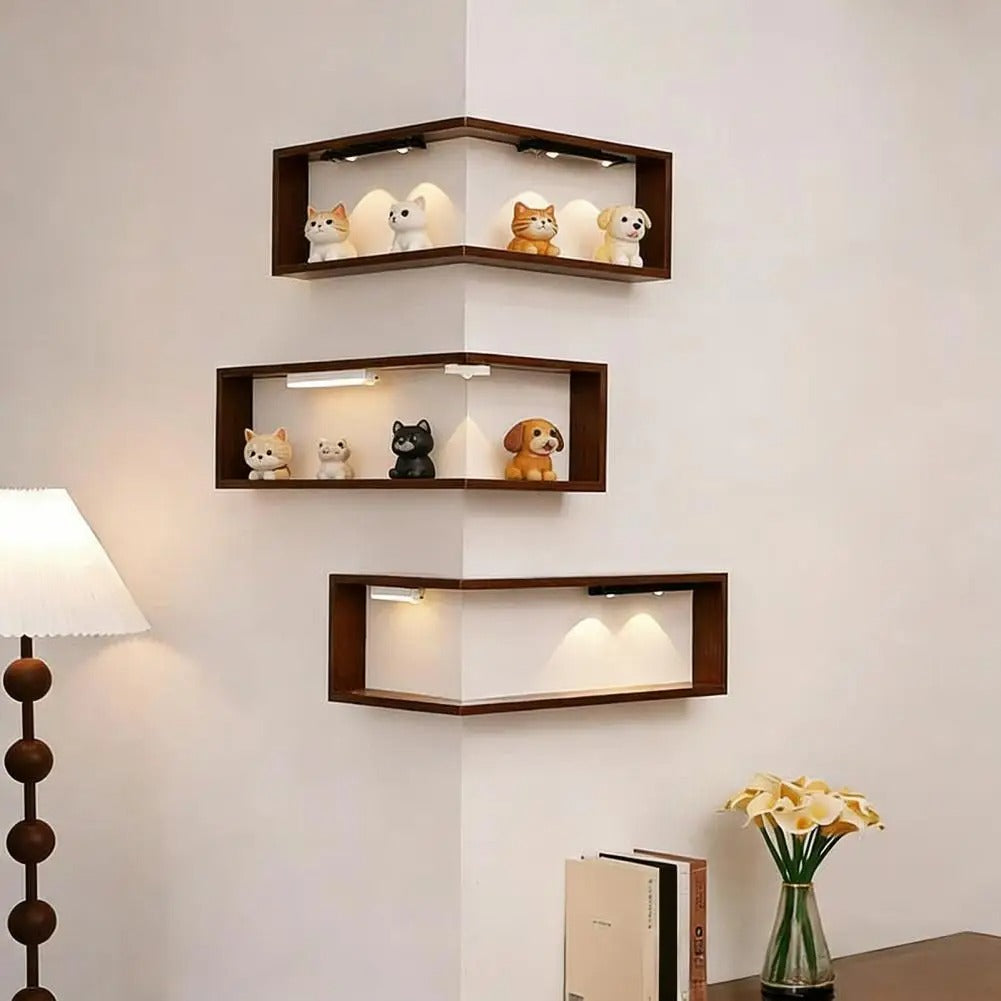 Corner Wall Shelf