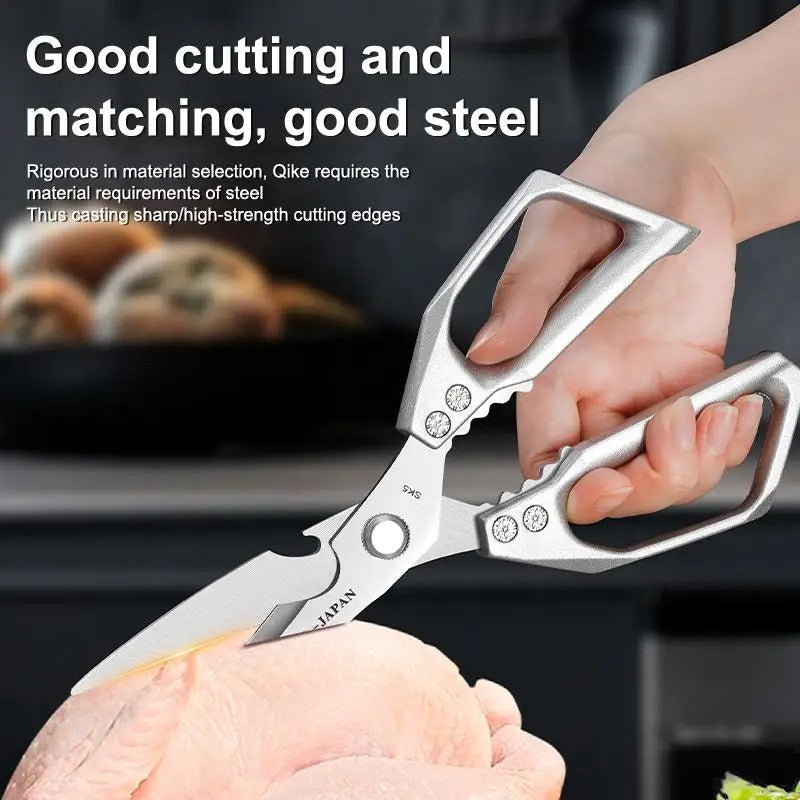 Multi-functional Heavy-Duty Kitchen High-hardness High Sharp Scissors Stainless Steel Scissors For Cutting Chicken, Fish, Duck