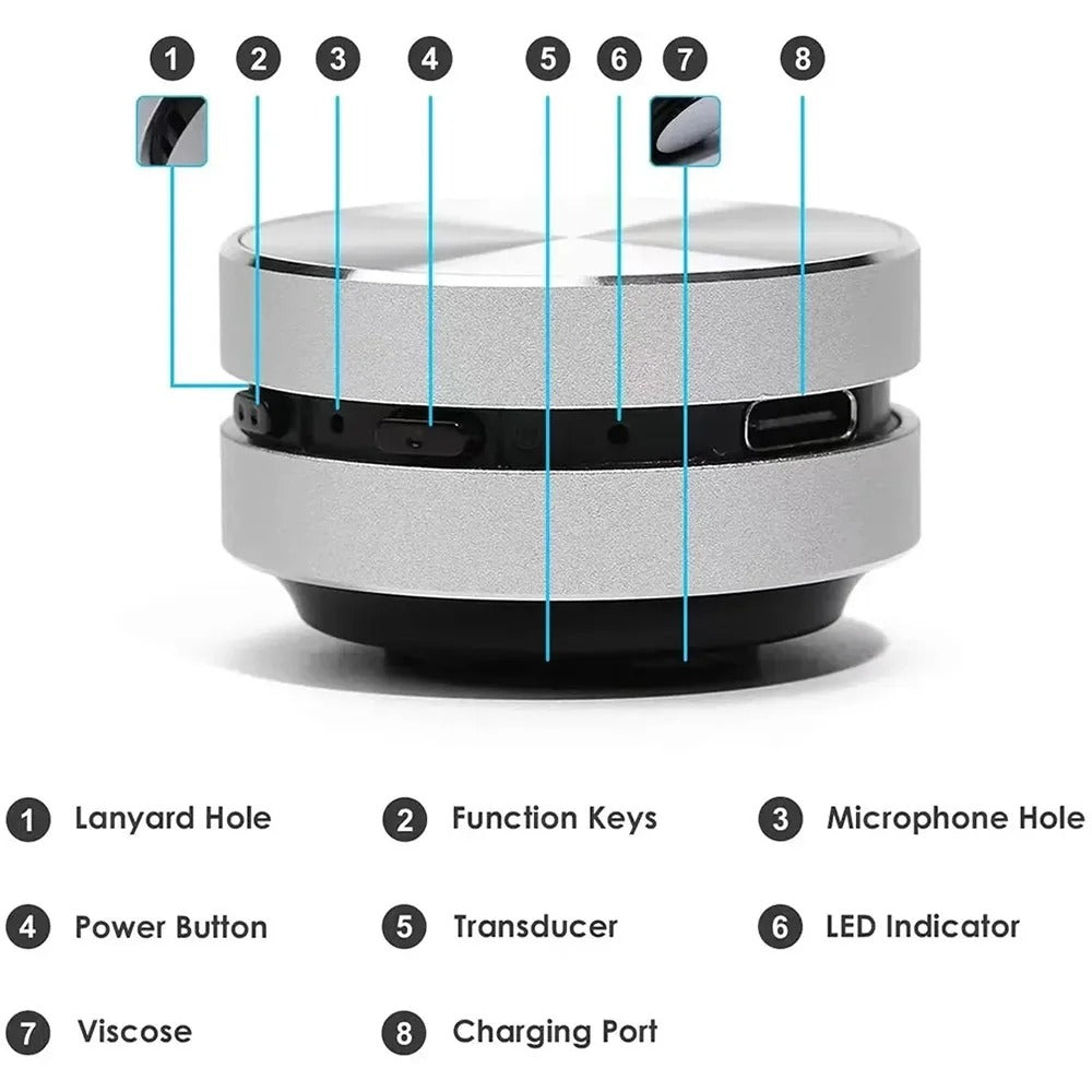 Hot Hummingbird Bone Conduction Speaker Bluetooth-Compatible TWS Wireless Sound Box Portable Mini Stereo Speakers Dropshipping