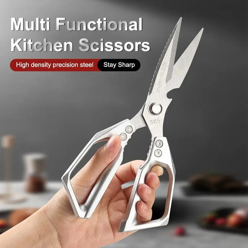 Multi-functional Heavy-Duty Kitchen High-hardness High Sharp Scissors Stainless Steel Scissors For Cutting Chicken, Fish, Duck