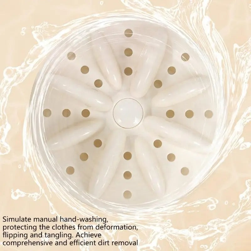 D0AB Double Compartment Washing Machine 3L High Efficiency Independent Bucket Control