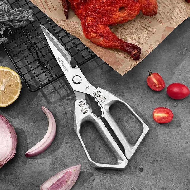 Multi-functional Heavy-Duty Kitchen High-hardness High Sharp Scissors Stainless Steel Scissors For Cutting Chicken, Fish, Duck