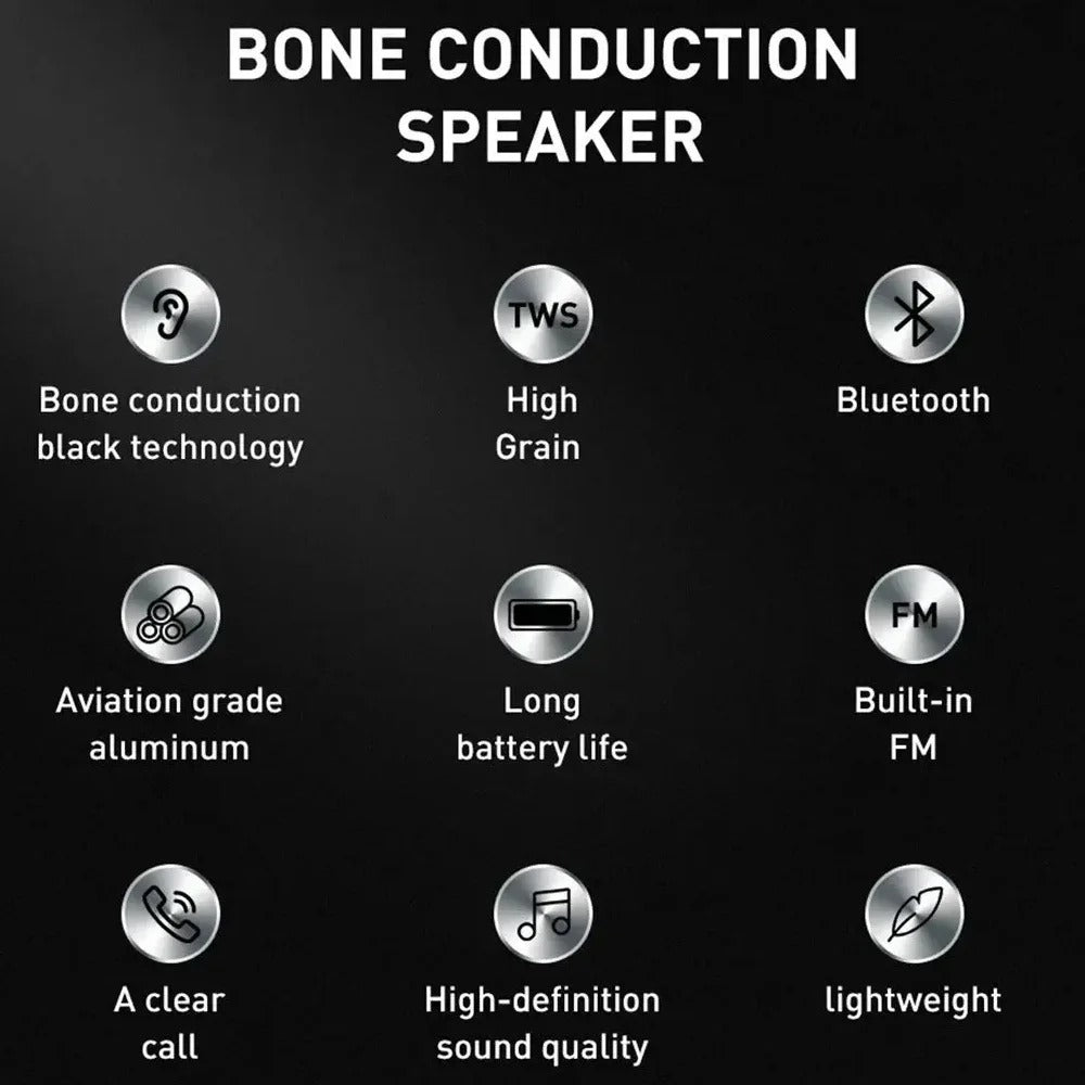 Hot Hummingbird Bone Conduction Speaker Bluetooth-Compatible TWS Wireless Sound Box Portable Mini Stereo Speakers Dropshipping