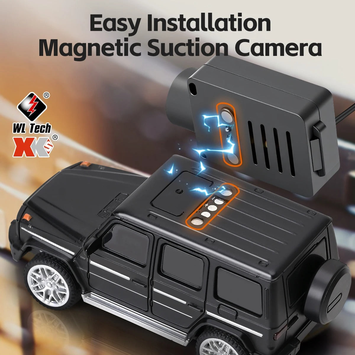 Mini FPV RC Car 1:64 – App-Controlled Racer with 720P Camera