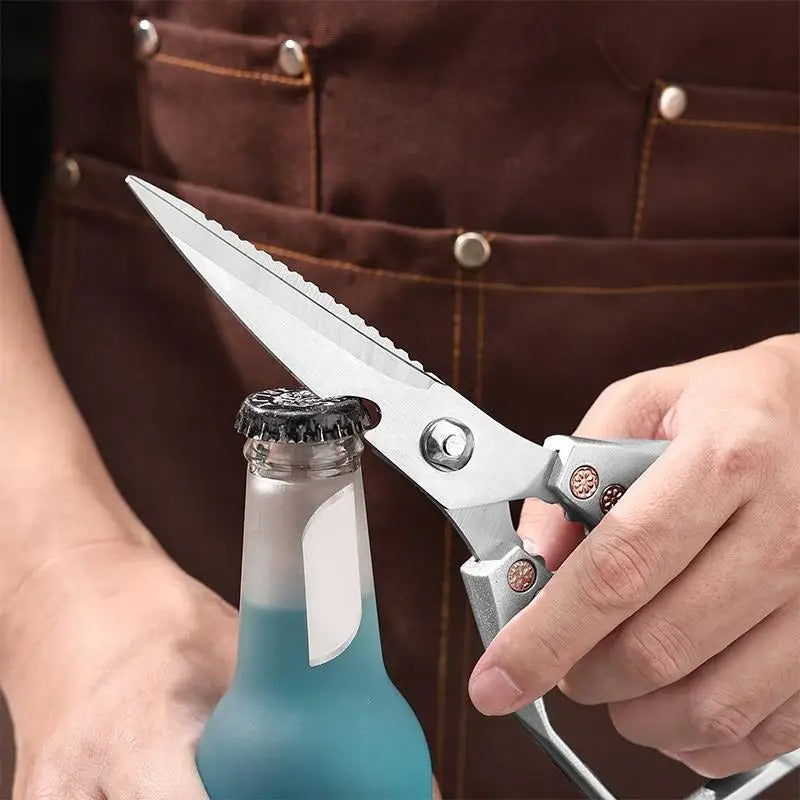 Multi-functional Heavy-Duty Kitchen High-hardness High Sharp Scissors Stainless Steel Scissors For Cutting Chicken, Fish, Duck