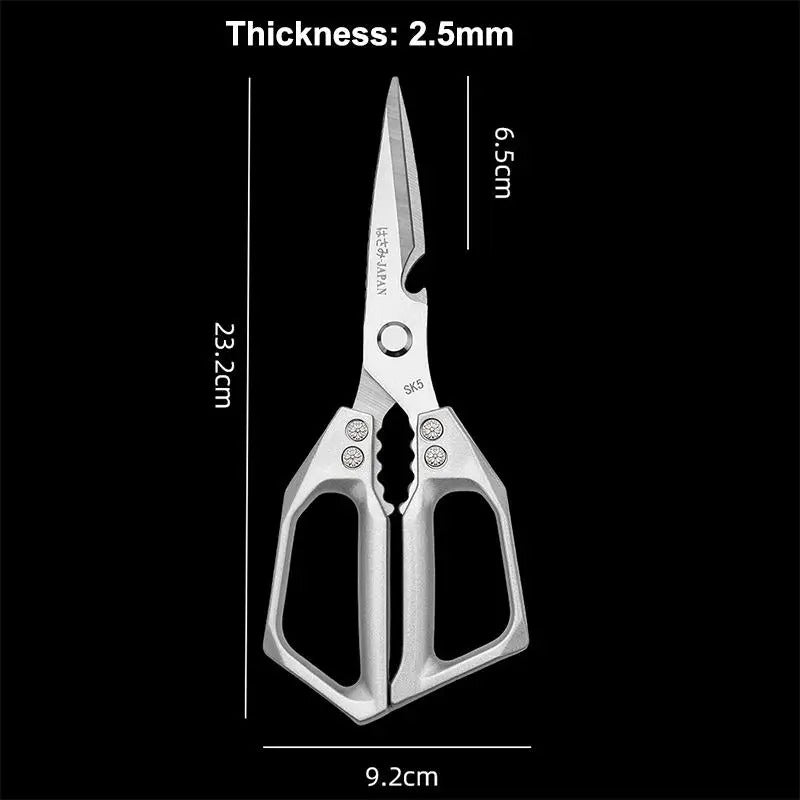 Multi-functional Heavy-Duty Kitchen High-hardness High Sharp Scissors Stainless Steel Scissors For Cutting Chicken, Fish, Duck