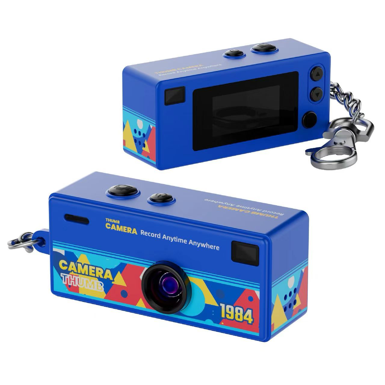 Retro Mini Keychain Camera – 1080P Video with Flash